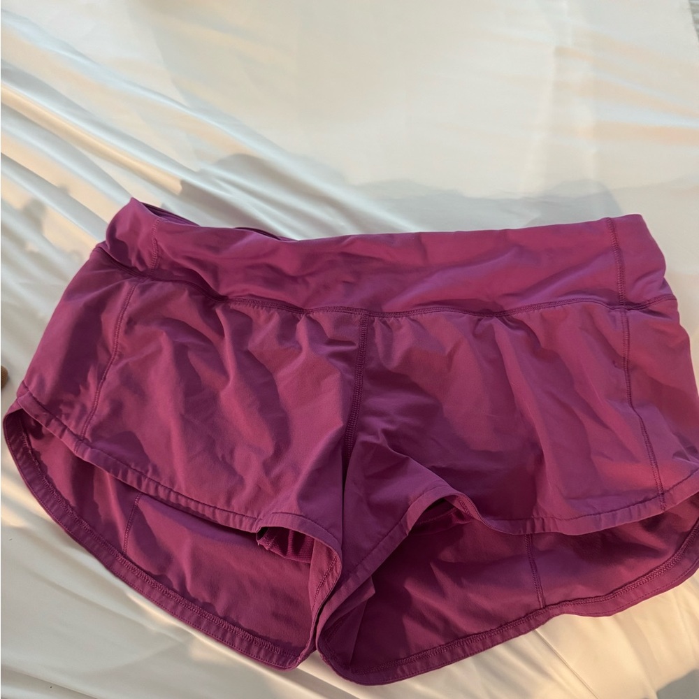 Lululemon Athletica Berry Athletic Shorts